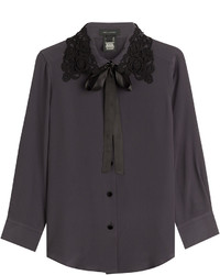 Marc Jacobs Silk Blouse With Embroidery
