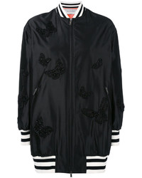 Valentino Butterfly Embroidered Bomber Jacket