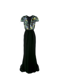 Tufi Duek Embroidered Silk Gown Unavailable