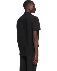 Saint Laurent Black Silk Shiny Shirt