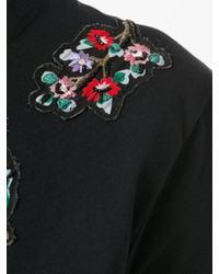 RED Valentino Floral Embroidery T Shirt