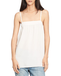 Vince Embroidered Silk Camisole Top
