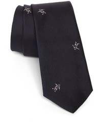 Paul Smith Embroidered Astronaut Silk Tie
