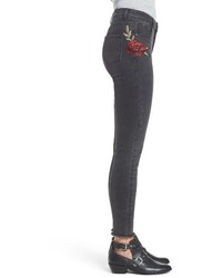Lira Clothing Nina Floral Embroidered Skinny Jeans