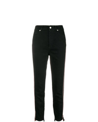 Alexander McQueen Military Inspired Cropped Jeans