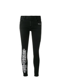 Off-White Skinny Distressed Jeans