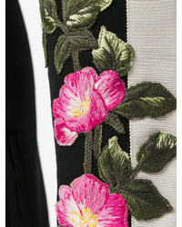 Gucci Floral Embroidery Skinny Trousers