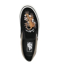 Vans Tiger Motif Embroidered Sneakers
