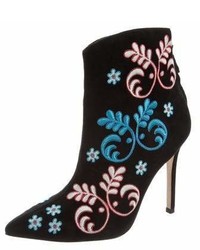 Isa Tapia Alondra Embroidered Ankle Boots