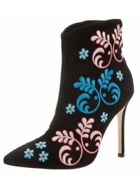 Isa Tapia Alondra Embroidered Ankle Boots