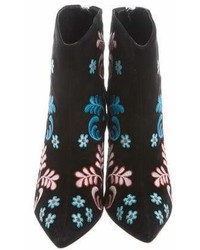Isa Tapia Alondra Embroidered Ankle Boots W Tags