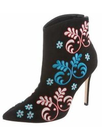 Isa Tapia Alondra Embroidered Ankle Boots W Tags