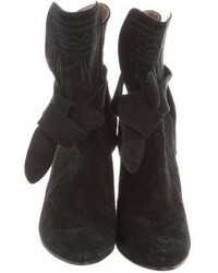 Ulla Johnson Embroidered Ankle Boots