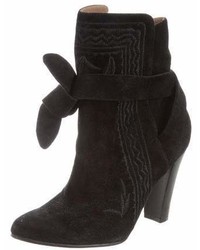 Ulla Johnson Embroidered Ankle Boots