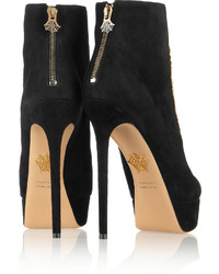 Charlotte Olympia On Time Suede Ankle Boots