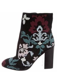 Rebecca Minkoff Suede Embroidered Boots