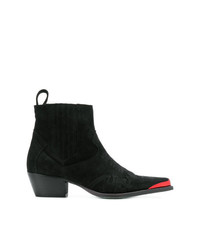 Zadig & Voltaire Zadigvoltaire Embroidered Detail Ankle Boots