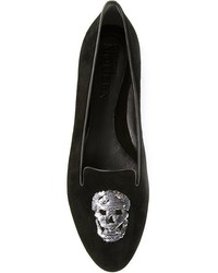 Alexander McQueen Sequin Skull Slippers