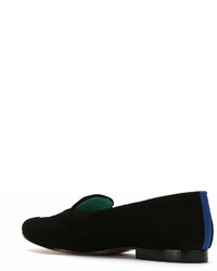 Blue Bird Shoes Embroidered Suede Drinks Loafers