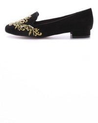 Kurt Geiger Carvela Embroidered Smoking Slippers