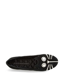 Marc by Marc Jacobs Rue Suede Smoking Flat