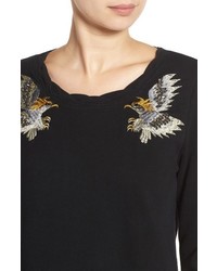 Pam & Gela Bird Embroidered Sweatshirt