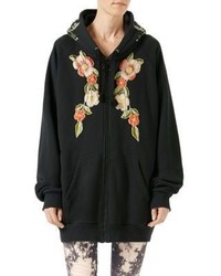 Gucci Embroidered Hooded Sweatshirt