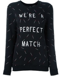 Zoe Karssen Embroidered Match Sweatshirt