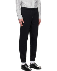 Fred Perry Black Embroidered Lounge Pants