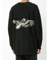 Ann Demeulemeester Bird Back Embroidery Sweatshirt