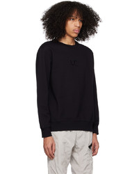 C.P. Company Black Embroidered Sweatshirt