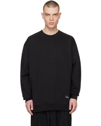 N. Hoolywood Black Embroidered Sweatshirt