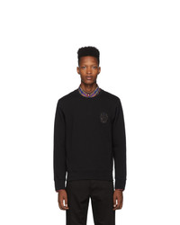 Alexander McQueen Black French Terry Sweatshirt