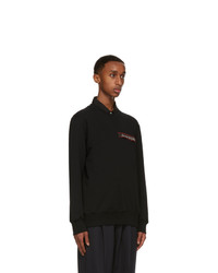 Alexander McQueen Black Logo Tape Sweatshirt
