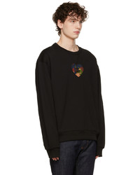 Dolce & Gabbana Black Reborn To Live Sweatshirt