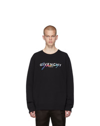 Givenchy Black Signature Logo Sweatshirt