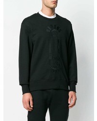 Versus Safety Pin Embroidered Sweatshirt