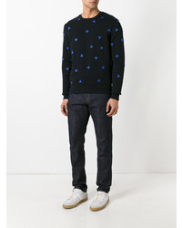 AMI Alexandre Mattiussi Sweatshirt With Triangle Embroidery