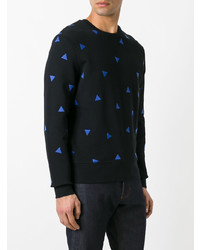 AMI Alexandre Mattiussi Sweatshirt With Triangle Embroidery
