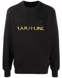 VERSACE JEANS COUTURE Two Tone Embroidered Sweatshirt