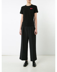 Comme des Garcons Comme Des Garons Play Embroidered Heart T Shirt