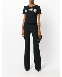 Alexander McQueen Embroidered Embellished T Shirt
