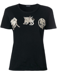 Alexander McQueen Embroidered Embellished T Shirt