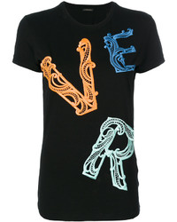 Versace Embroidered T Shirt