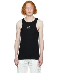 44 label group Black Embroidered Tank Top