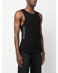 Andersson Bell Embroidered Waffle Effect Tank Top