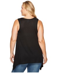 Roper Plus Size 1009 Sweater Jersey Tank Top With Embroidery Sweater