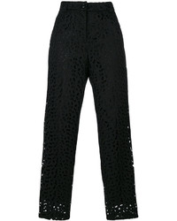 Moschino Boutique English Embroidery Tapered Trousers