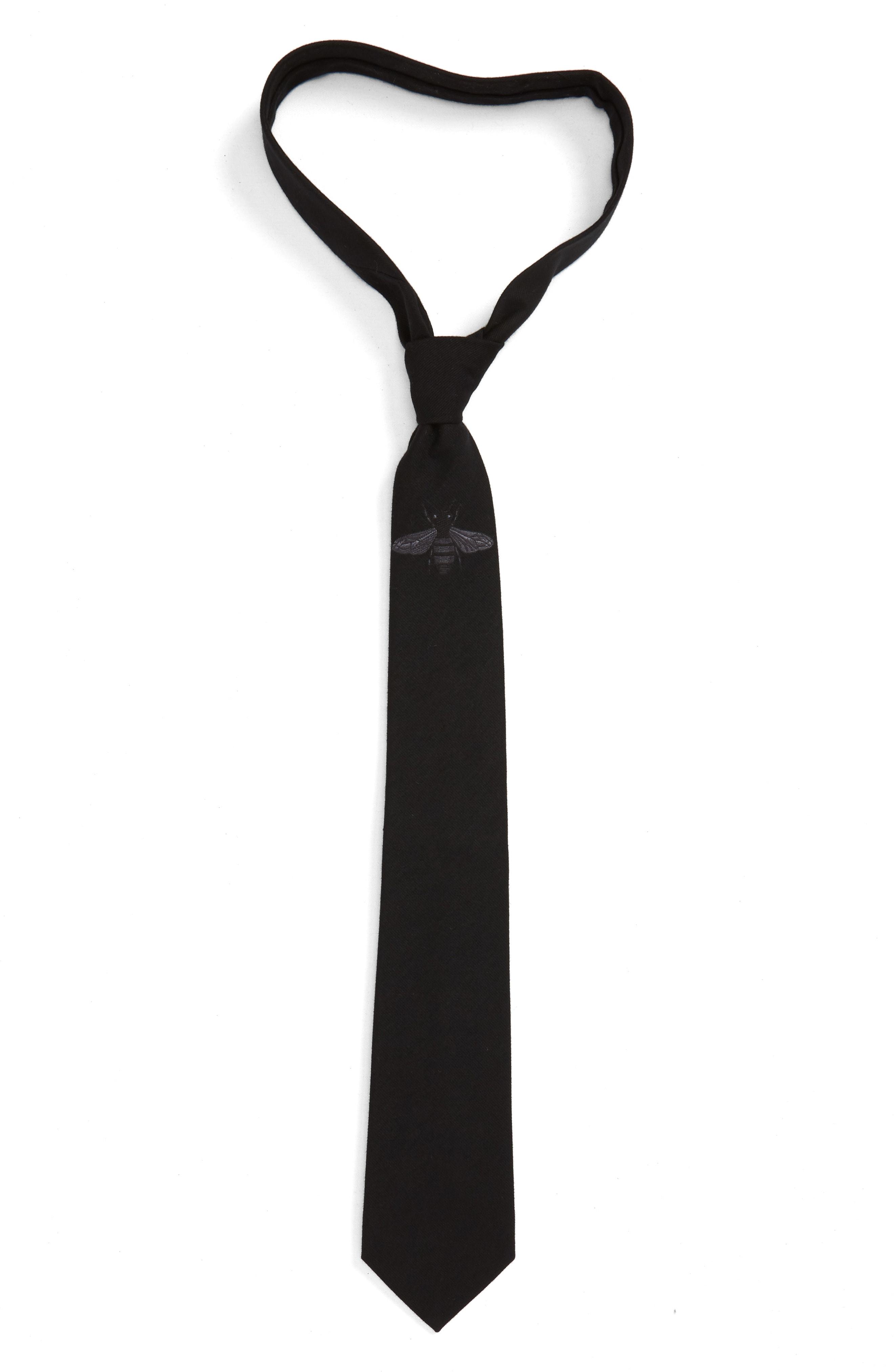 Gucci Bee Cotton Silk Tie, $210 | Nordstrom | Lookastic