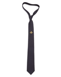 Gucci Embroidered Bee Jacquard Tie